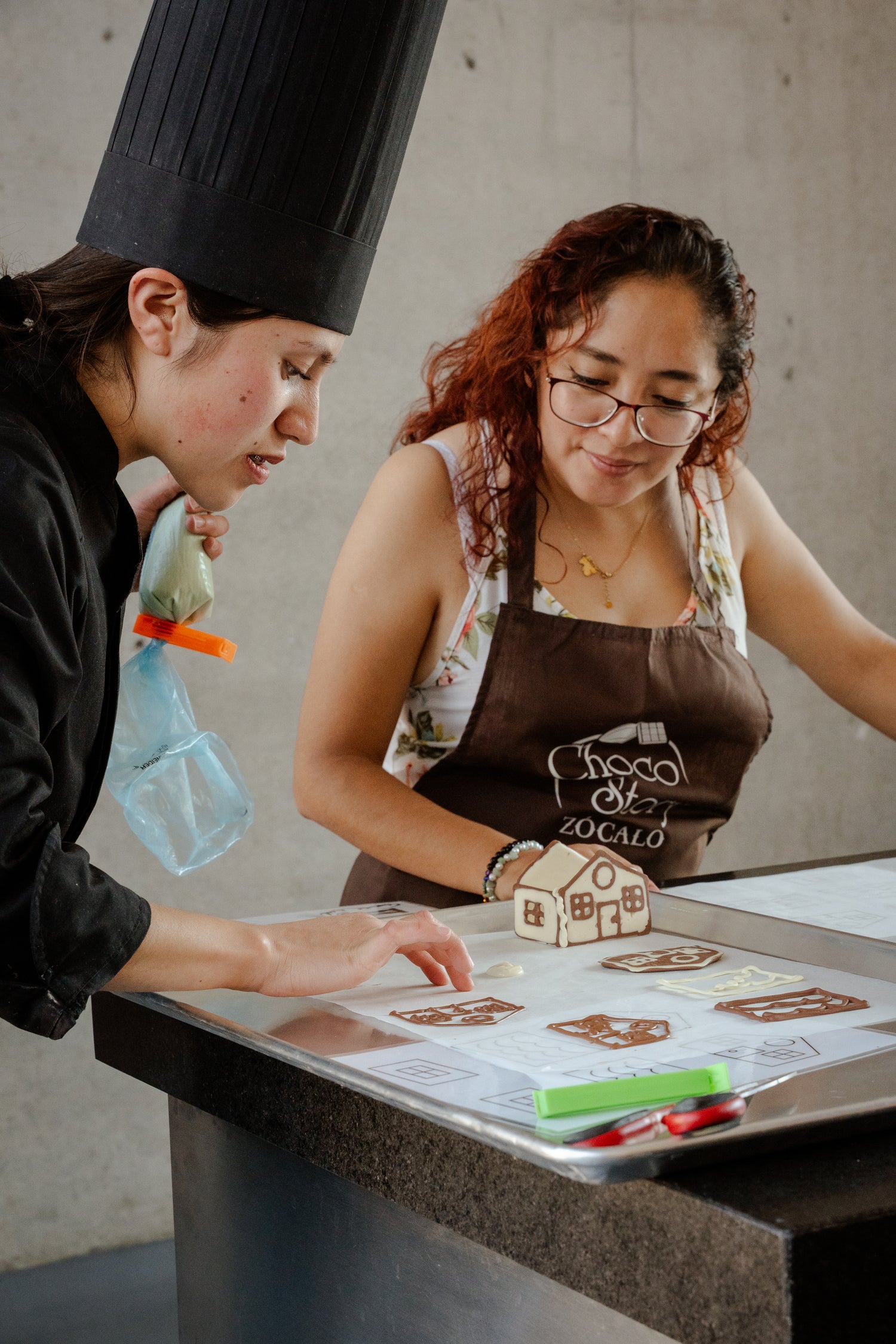 Taller de casitas de chocolate